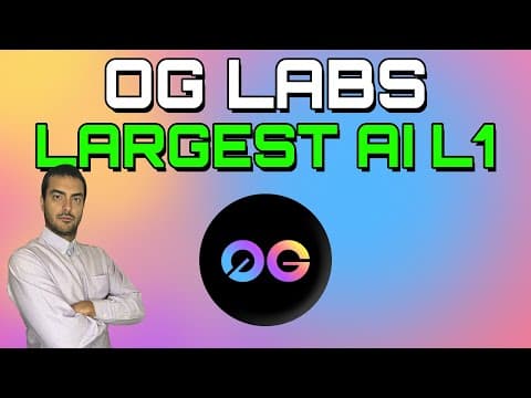 Thumbnail for 0G Labs Testnet Airdrop - This can change the game of L1s using AI #crypto #airdrop