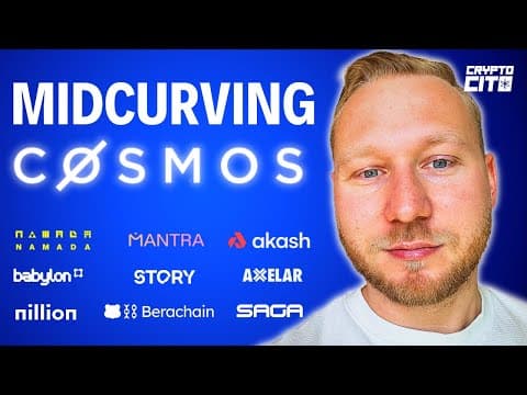 Thumbnail for Midcurving Cosmos 2025 | Cosmos ATOM Bottom In? | Nillion Airdrop, Berachain, Akash AKT & More!
