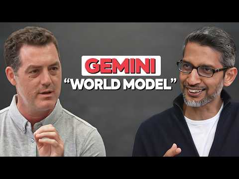 Thumbnail for Google CEO Sundar Pichai on Gemini, Self-improving AI, and World Models