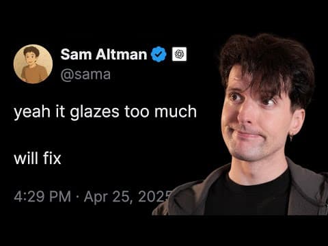Thumbnail for GlazeGPT got rolled back (4o update gone wrong)